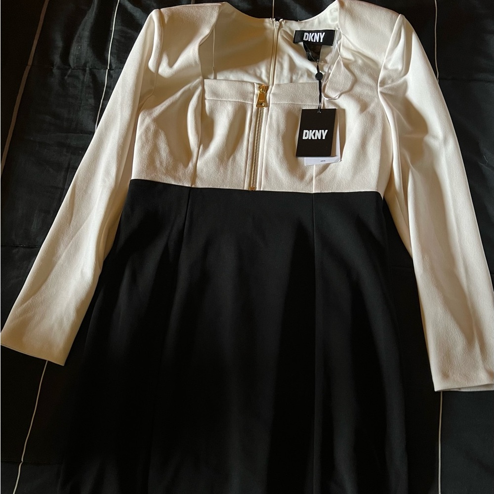 Black and white dress